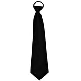 New Polyester Men's pre tied neck tie only solid formal wedding prom party