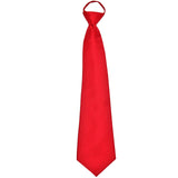 New Polyester Men's pre tied neck tie only solid formal wedding prom party