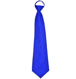 New Polyester Men's pre tied neck tie only solid formal wedding prom party