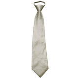 New Polyester Men's pre tied neck tie only solid formal wedding prom party