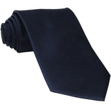 New Polyester Men's Extra Long Neck Tie only solid formal wedding prom party work