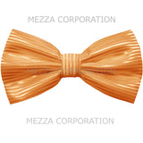 New formal men's pre tied Bow tie Horizontal stripes wedding