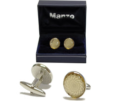 New Men's Cufflinks Formal casual Party Prom Wedding Yellow Gold #42A