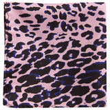 New polyester leopard animal print pocket square hankie handkerchief prom