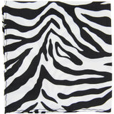 New polyester zebra animal print pocket square hankie handkerchief formal