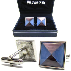 New Men's Cufflinks Cuff Link Square Mother of Pearl Wedding Formal Prom #03
