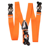 New Men's Suspender elastic Braces convertible clips buttons party wedding